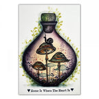 Lavinia Stamps Snailcap Single Mushroom Clear Stamp lav853 snail bottled