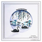Lavinia Stamps Swans Clear Stamps lav867 follow your dreams