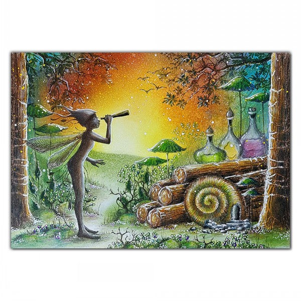 Lavinia Stamps Thistlecap Mushrooms Clear Stamps lav856 forest scene