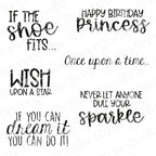 Stamping Bella Princess Sentiment Cling Stamps eb1274