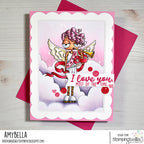 Stamping Bella Oddball Herald Cling Stamp eb1279 love you