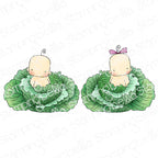 Stamping Bella Cabbage Patch Boy and Girl Cling Stamps eb1360