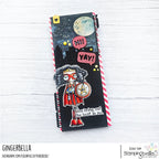 Stamping Bella Oddball Girl Power Cling Stamp eb1363 hi