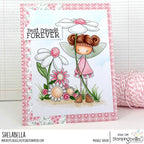 Stamping Bella Whimsabella DaisyDream Cling Stamp eb1364 best friends