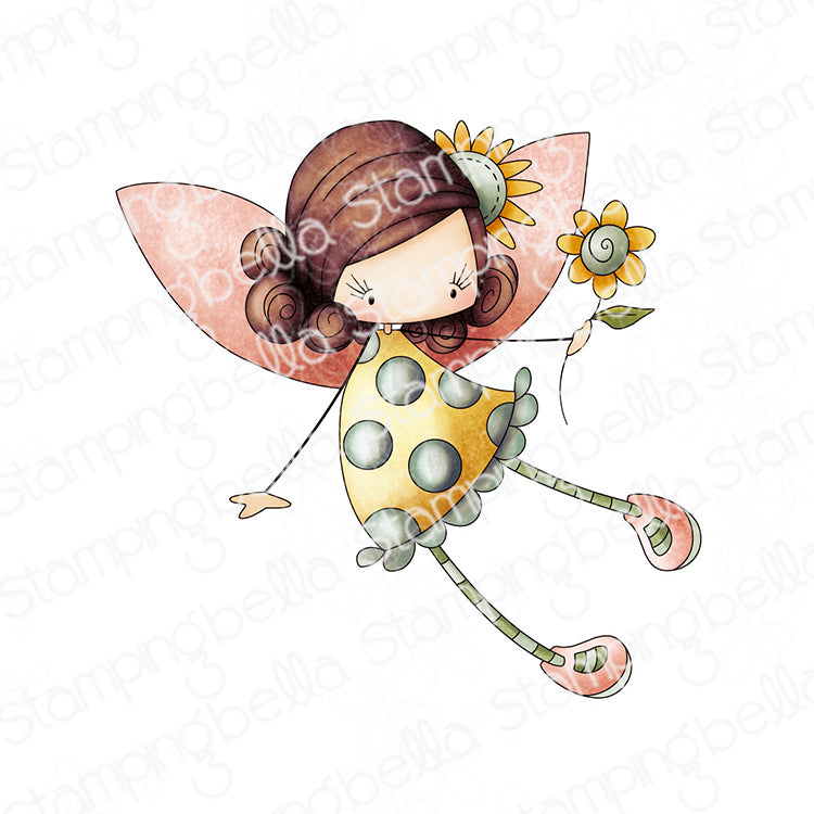 Stamping Bella Whimsabella PetalShimmer Cling Stamp eb1367