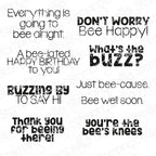 Stamping Bella Buzzy Bee Sentiment Cling Stamps eb1402