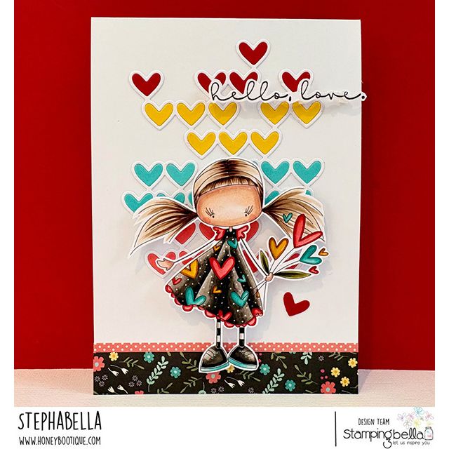 Stamping Bella Whimsabella Trixie Bloomheart Cling Stamp eb1457