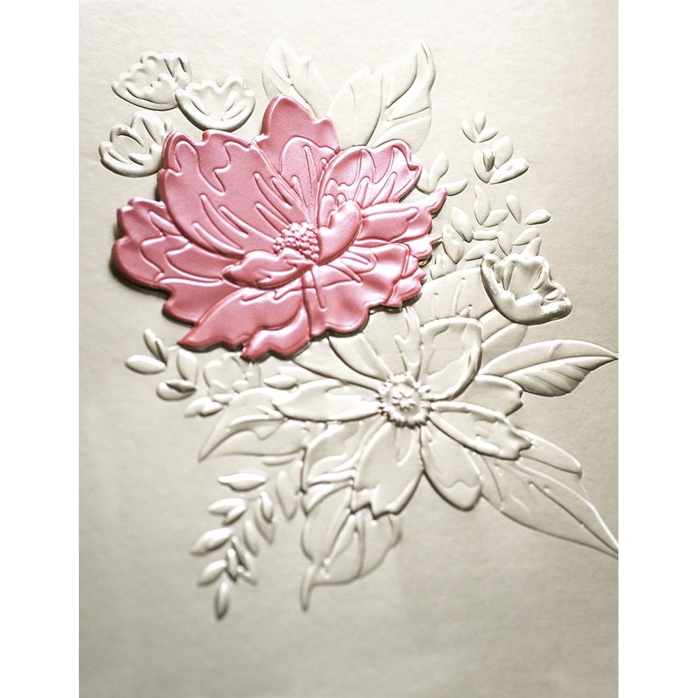 Memory Box Breezy Bouquet 3D Embossing Folder and Die ef1024 – Simon ...