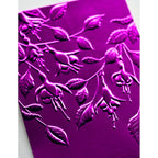 Memory Box Fabulous Fuchsia 3D Embossing Folder and Dies ef1047 metallic