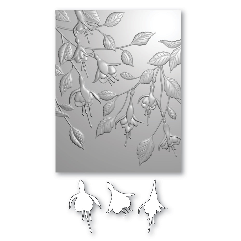 Memory Box Fabulous Fuchsia 3D Embossing Folder and Dies ef1047