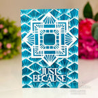 Creative Expressions Art Deco Rhapsody 3D Embossing Folder ef3d-078 art deco