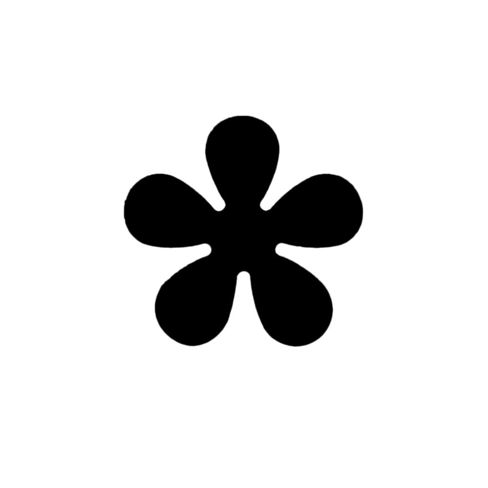 EK Success Retro Flower Punch 54-20077 size