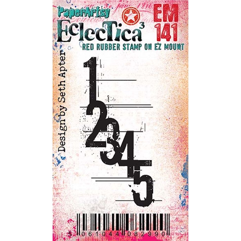 Paper Artsy Seth Apter Eclectica3 Mini 141 Cling Stamp em141