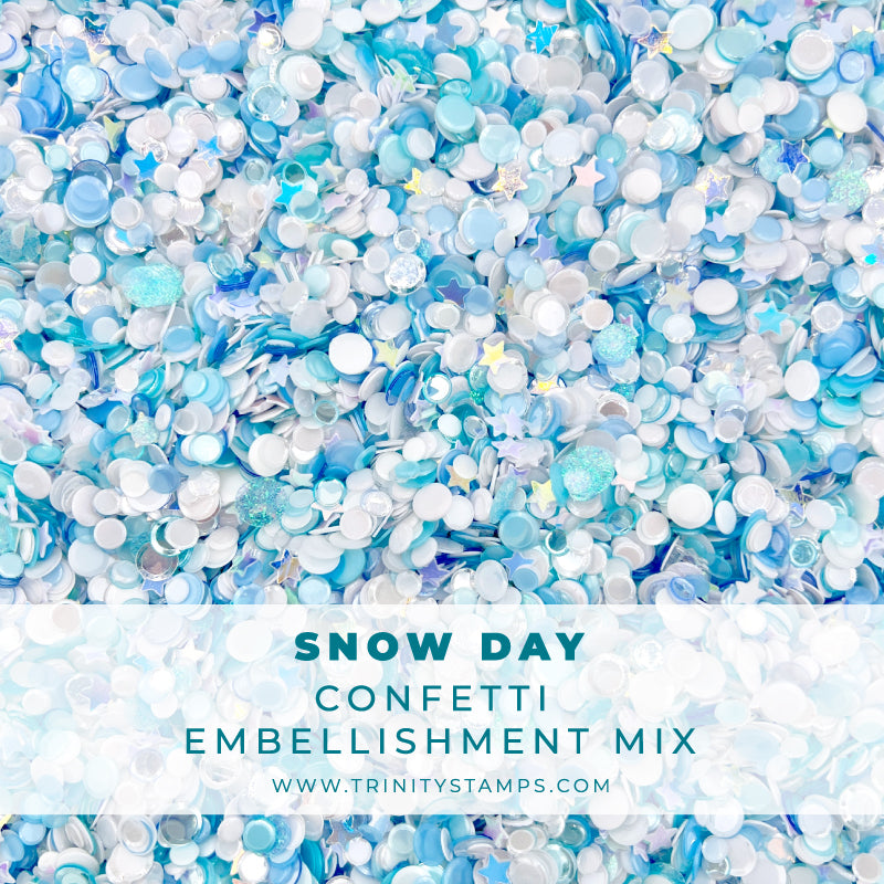 Trinity Stamps Snow Day Confetti Embellishment Mix emb-0009