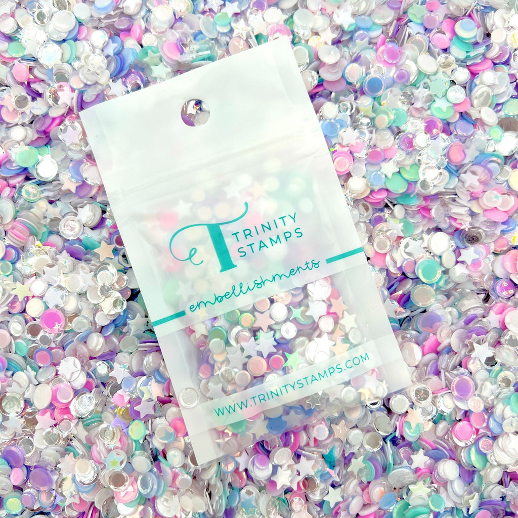 Trinity Stamps Candy Cottage Confetti Embellishment Mix emb-0010 bag