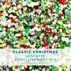 Trinity Stamps Classic Christmas Confetti Embellishment Mix emb-0011