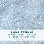 Trinity Stamps Clear Twinkle Rhinestones Embellishment Mix emb-0025