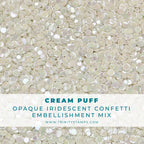 Trinity Stamps Cream Puff Opaque Shine Confetti emb-0029