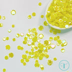 Trinity Stamps Daffodil Opaque Shine Confetti emb-0036 close up