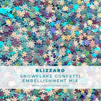 Trinity Stamps Blizzard Snowflake Confetti Embellishment Mix emb-0098
