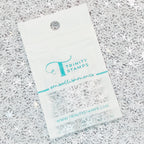 Trinity Stamps Flurries Confetti Embellishment Mix emb-0100 in zip top bag