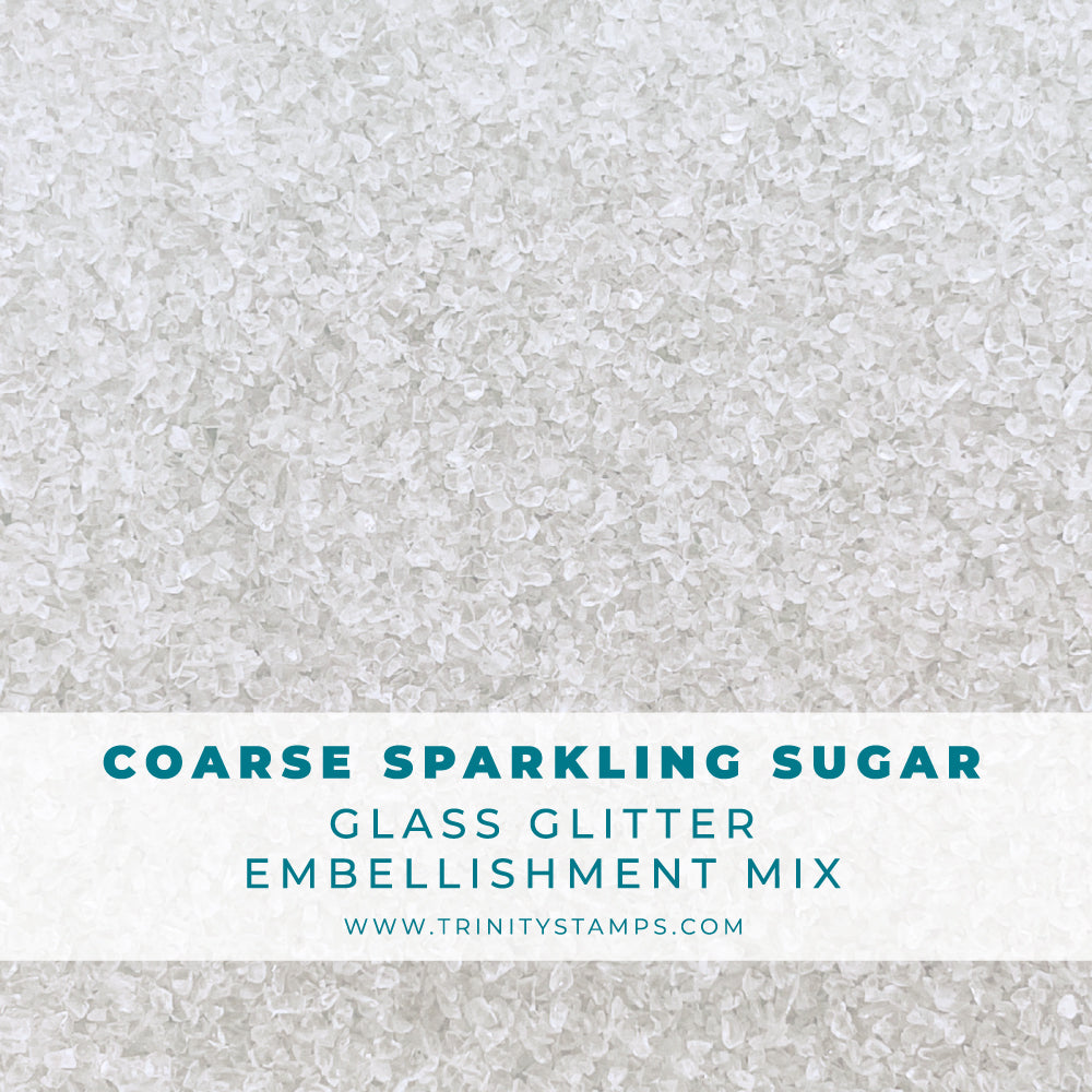 Trinity Stamps Coarse Sparkling Sugar Glass Glitter emb-0114
