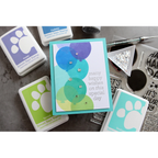 Simon Says Stamp! CZ Design Clear Stamps BALLOON GREETINGS cz273c Birthday Card | color-code:ALT02