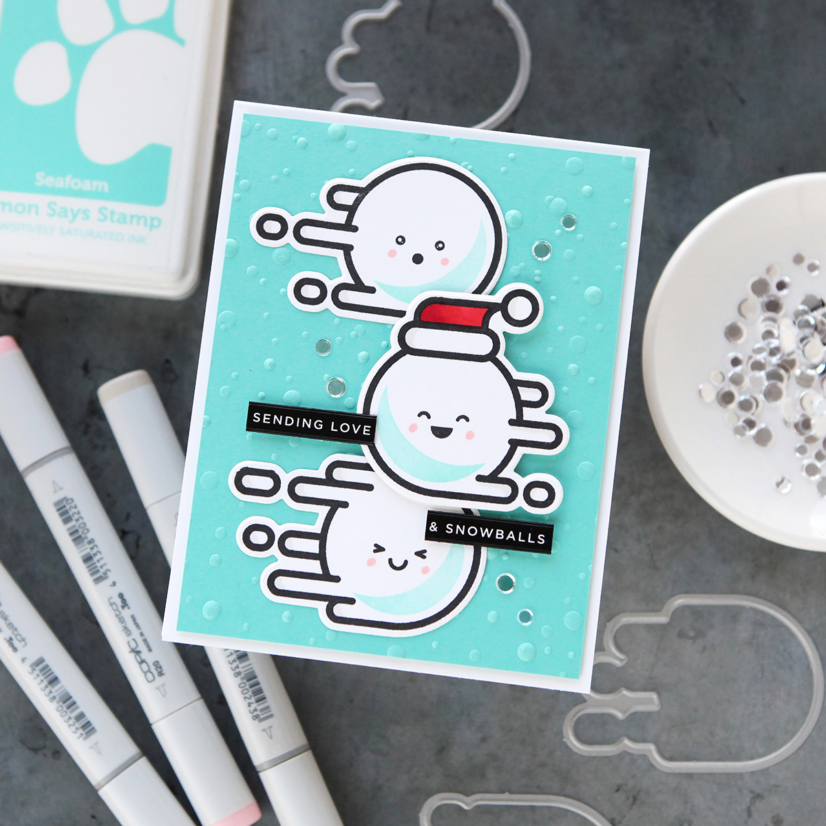 CZ Design Zippy Winter Wafer Dies czd247c Sweet Wishes Winter Card | color-code:ALT05