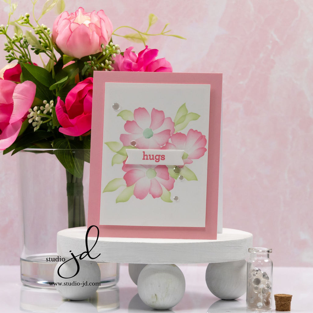 Simon Says Stamp EZ Strips Banners Wafer Dies 1394sdc STAMPtember Hugs Card | color-code:ALT06