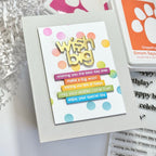 Simon Says Clear Stamps EZ Strips Birthday 3172ssc To Be Loved Birthday Card
