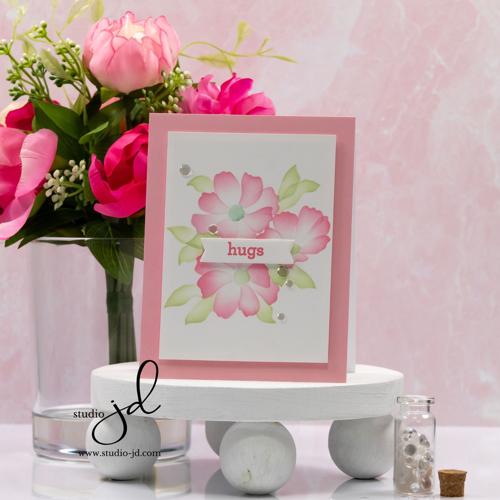 CZ Design Clear Stamps EZ Strips You Got This cz395c STAMPtember Hugs Card | color-code:ALT05
