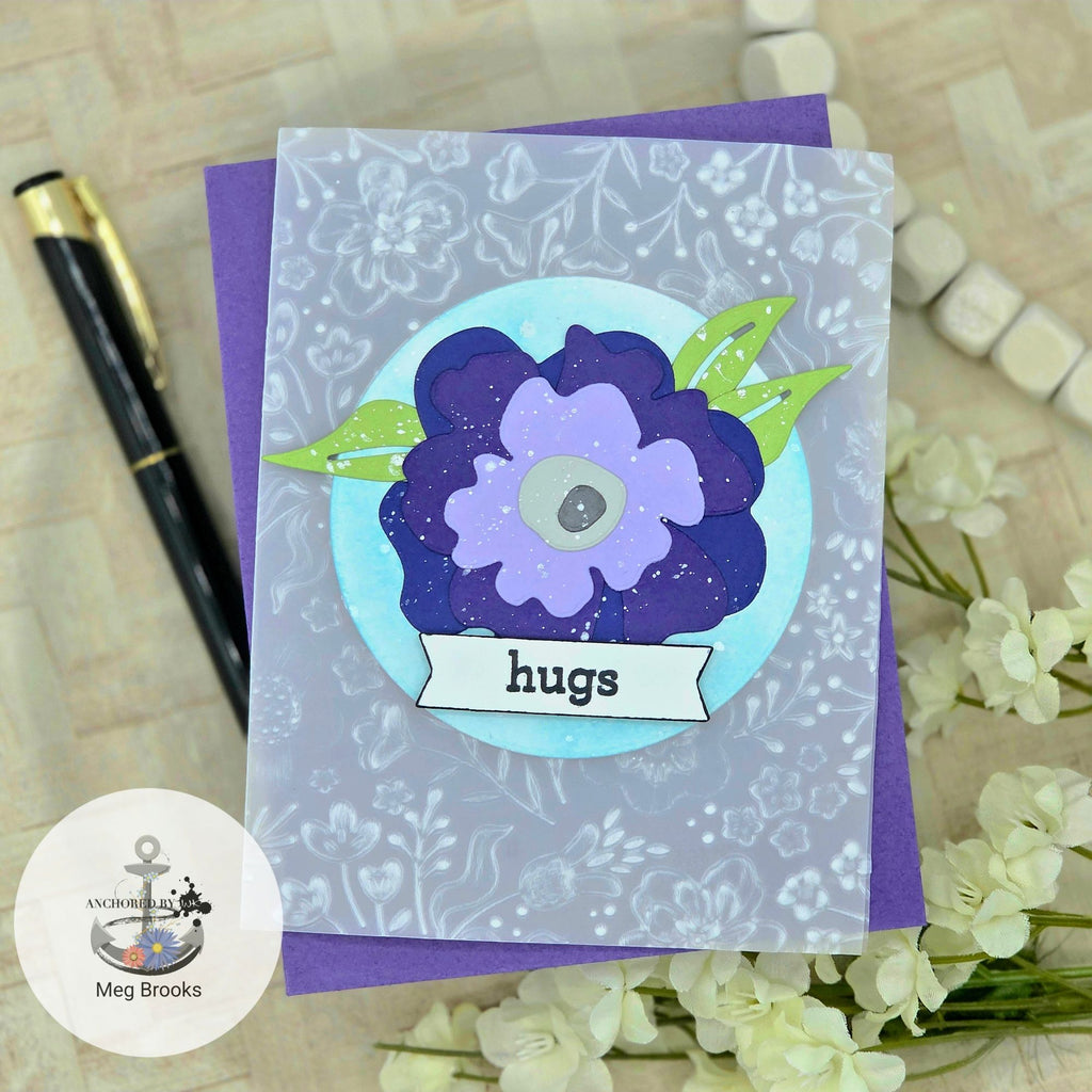 CZ Design Clear Stamps EZ Strips You Got This cz395c STAMPtember Hugs Card