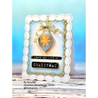 Simon Says Stamp EZ Strips Rounded Rectangles Wafer Dies 1392sdc Sugar and Spice Christmas Card
