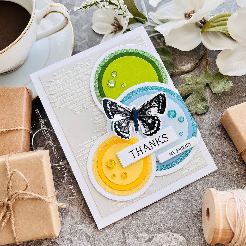 Simon Says Stamp EZ Strips and Dies Thank You set936et Favorite Things Thanks Card | color-code:ALT01