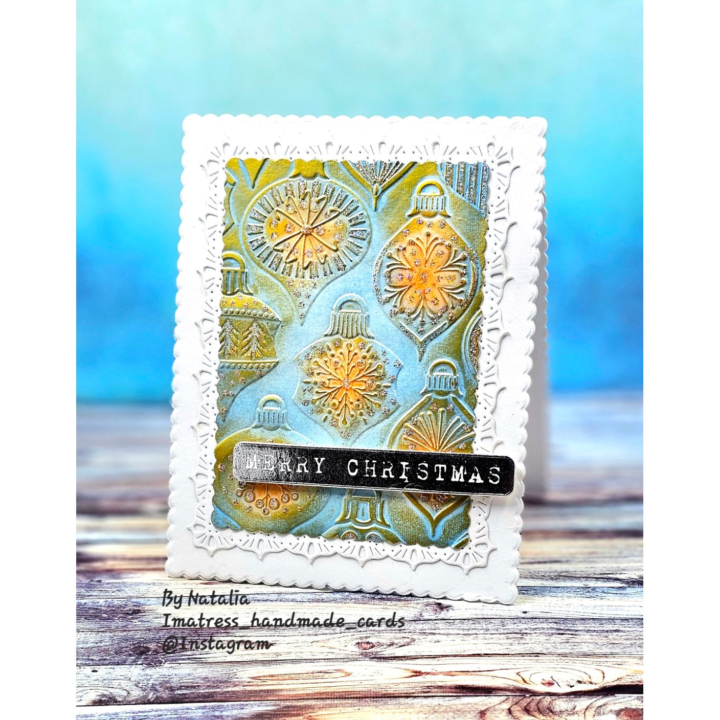 Simon Says Stamp EZ Strips and Die Vintage Christmas set1071vc Sugar and Spice Christmas Card