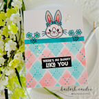 Simon Says Stamps and Dies Ear-Resistibly Cute set944ec Rain or Shine Easter Card