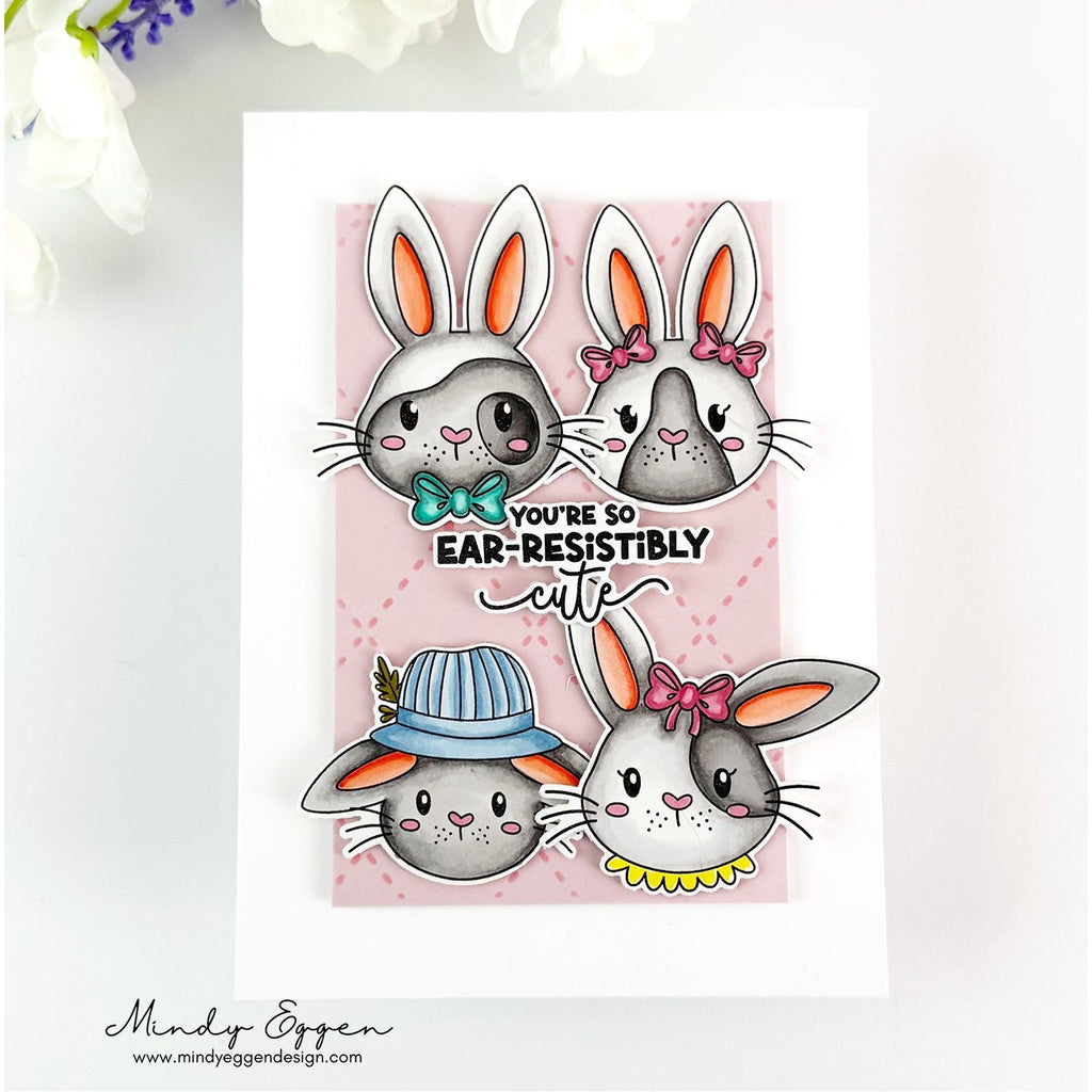 Simon Says Clear Stamps Ear-Resistibly Cute 2171ssc Rain or Shine Easter Card | color-code:ALT09