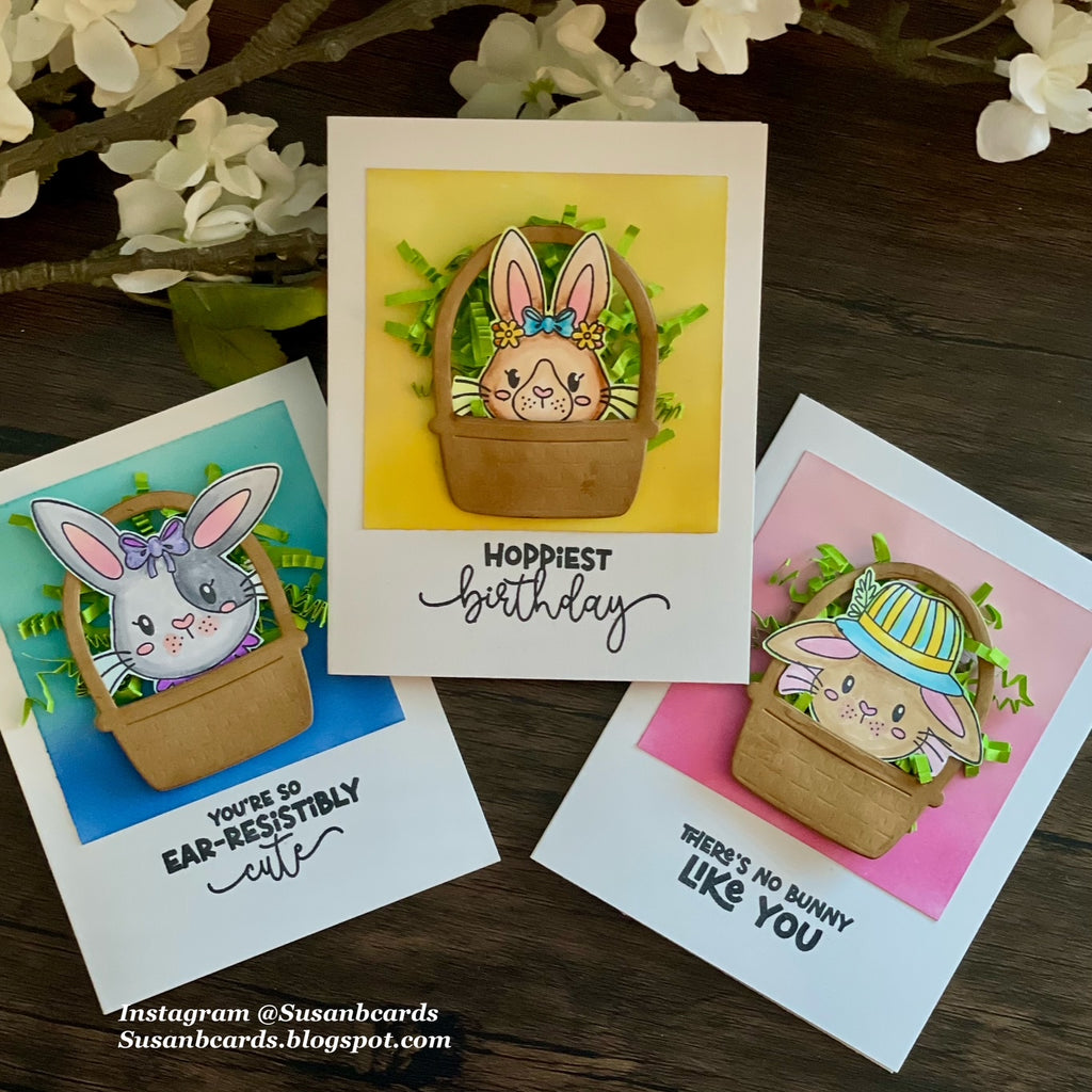 Simon Says Clear Stamps Ear-Resistibly Cute 2171ssc Rain or Shine Bunny Cards | color-code:ALT02