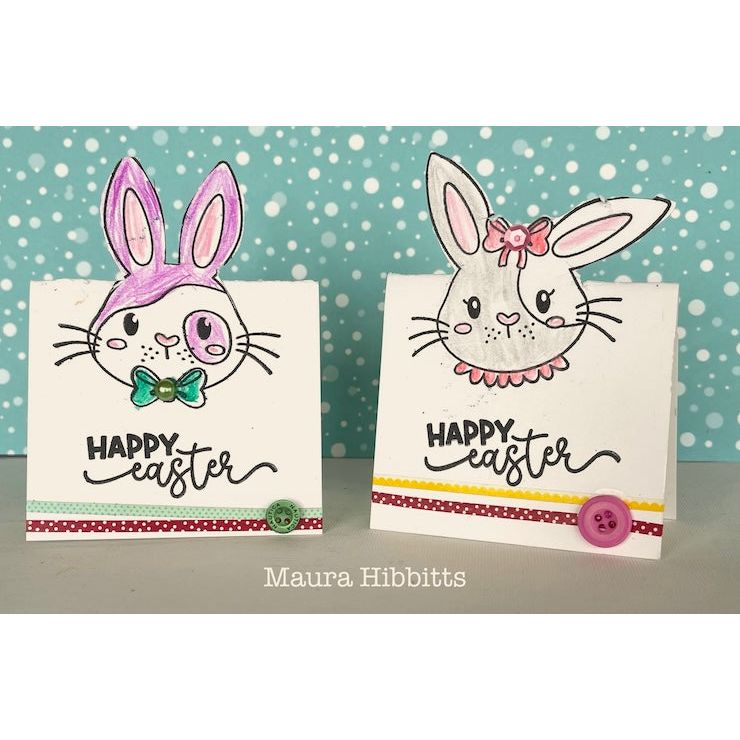 Simon Says Clear Stamps Ear-Resistibly Cute 2171ssc Rain or Shine Easter Place Cards