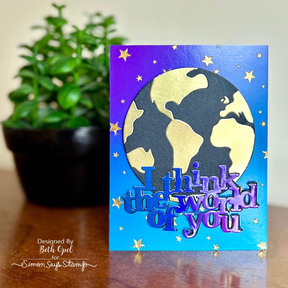 Simon Says Stamp Earth Wafer Die 1092sd Sunny Vibes Friend Card