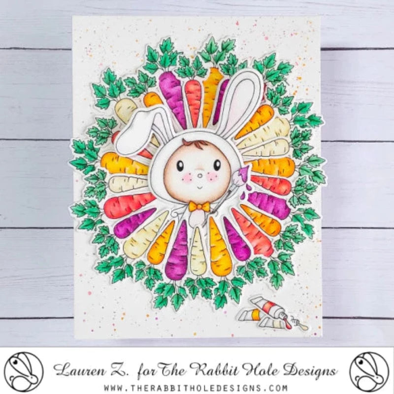 The Rabbit Hole Designs Easter Bunnies Dies trh-226d carrots