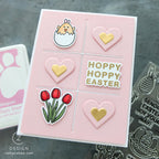 CZ Design Easter Grid Wafer Dies czd296c Beautiful Moments Easter Card | color-code:ALT01