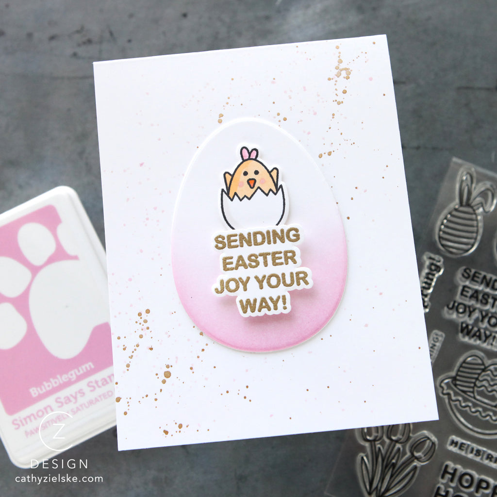 CZ Design Easter Grid Wafer Dies czd296c Beautiful Moments Easter Card | color-code:ALT02