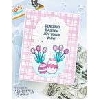 CZ Design Clear Stamps Easter Grid cz3102c Beautiful Moments Easter Card