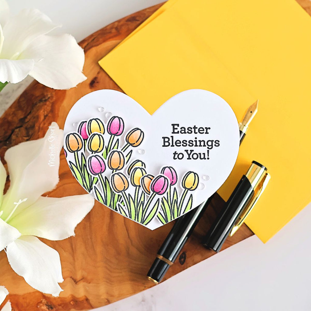 CZ Design Stamps and Dies Easter Grid set1181eg Beautiful Moments Easter Card | color-code:ALT04