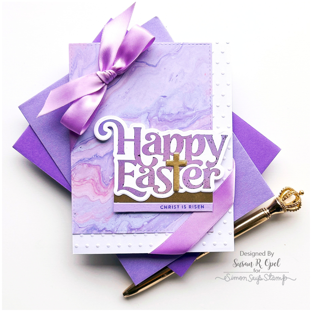 Simon Says Stamp Easter Tag Wafer Dies 1034sd Splendor Easter Card