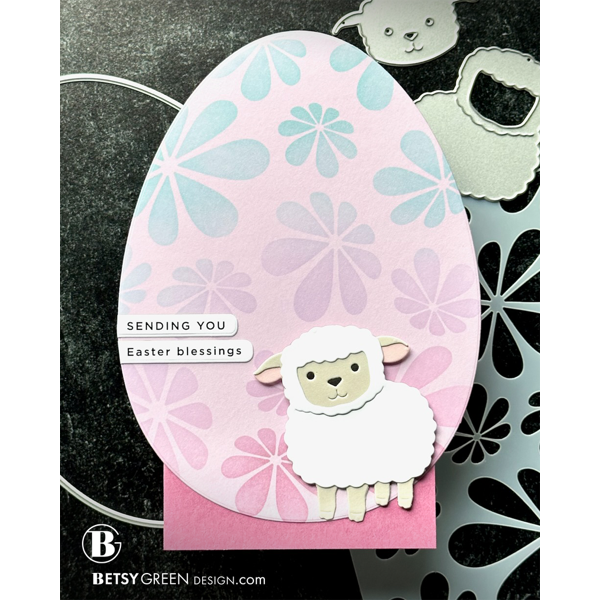 CZ Design EZ Strips Easter czez012 Beautiful Moments Easter Card