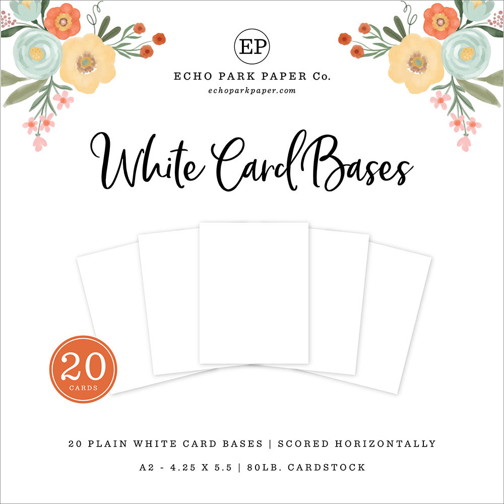 Echo Park A2 Scored Horizontal Card Base Kit epcb101