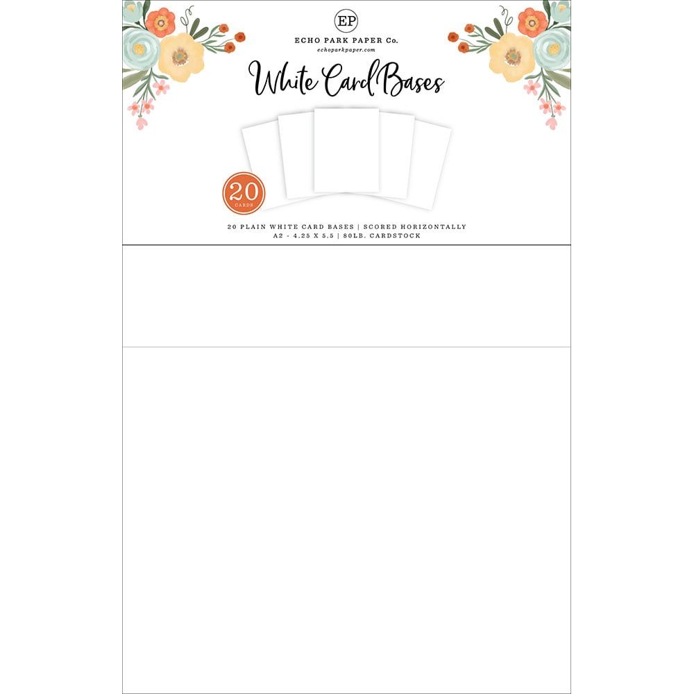 Echo Park A2 Scored Horizontal Card Base Kit epcb101 Detailed Image