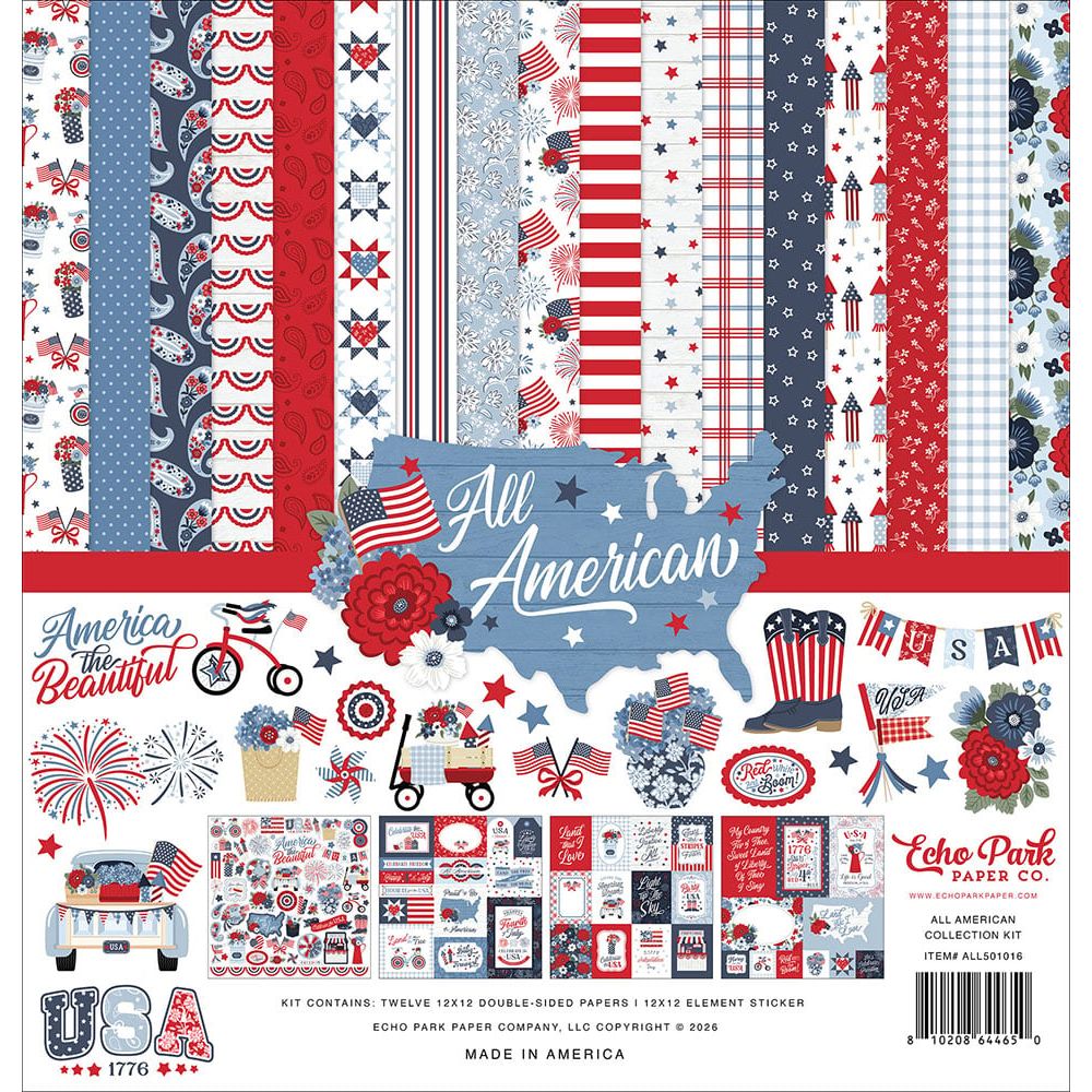 Echo Park All American 12 x 12 Collection Kit all501016